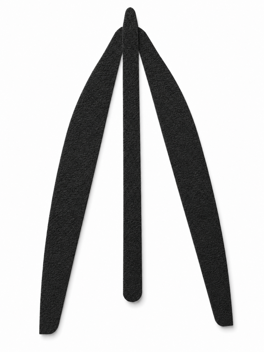 Textured black paddle steer grip tape on a white background