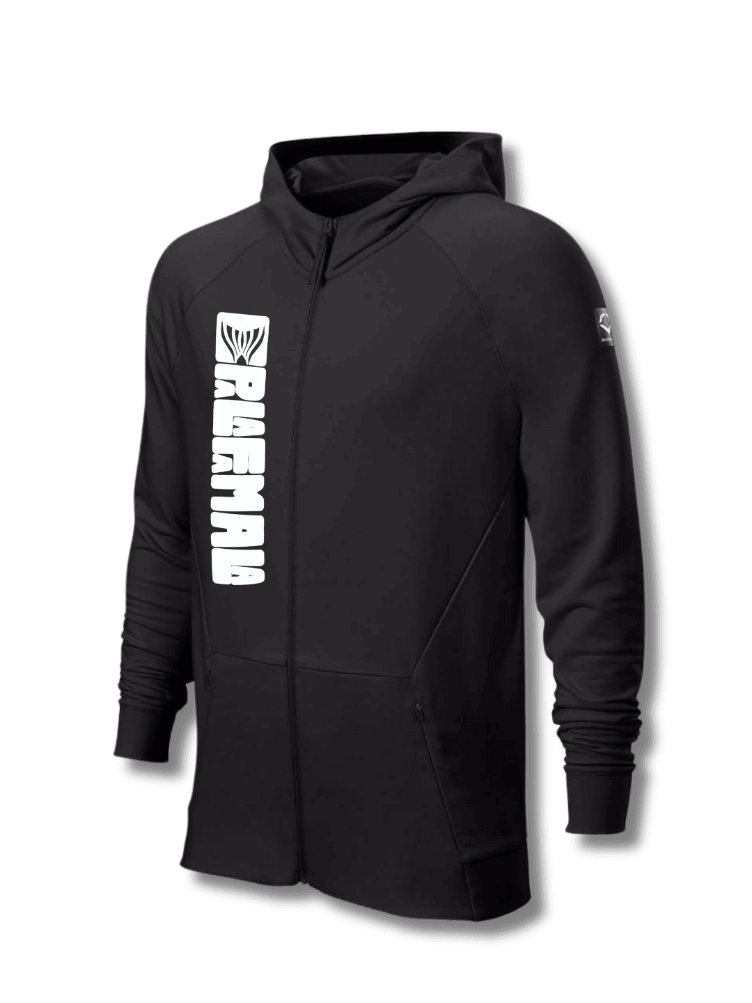 Palafamala Black hoodie on a white background